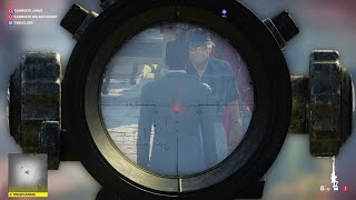 #shorts Sniping Janus and Nolan Cassidy (Unreasonable Scope Challenge) | Hitman 2.