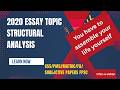 CSS/PMS/SOPE 2026/Inservice KPK PMS/ 2020 Essay topic structural Analysis