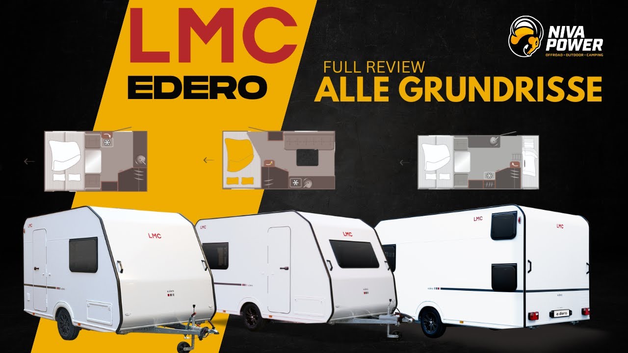 LMC Edero, alle Grundrisse, alles Besonderheiten, leichter Wohnwagen ab 13.490,00 €, made in Germany