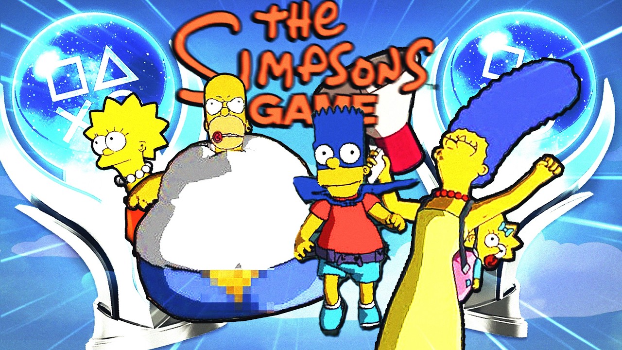 EU PLATINEI O ESQUECIDO THE SIMPSONS GAME! (melhor jogo dos Simpsons?)