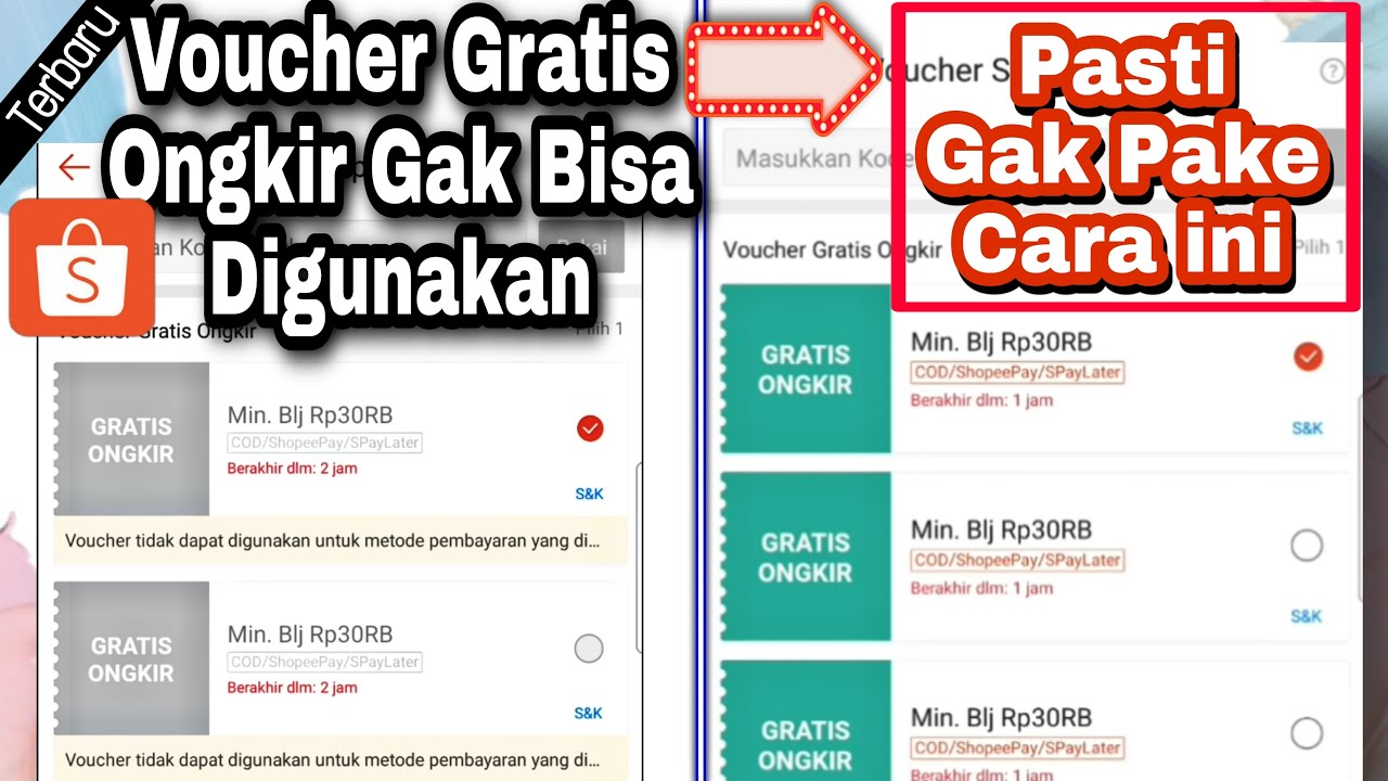 Cara Mengatasi Voucher Gratis Ongkir Shopee 2022 Yang Tidak Bisa
