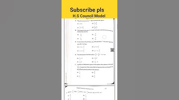 WB HS Class 12 3rd Semester Mathematics Council Model Paper 2025 | Solved & Suggestion