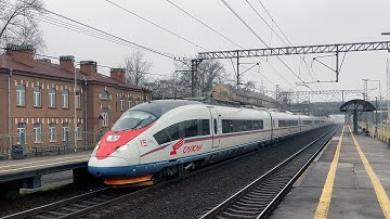 Электропоезд ЭВС1-05 Сапсан следует резервом