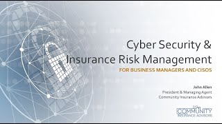 The Role of Cyber Insurance in Risk Management