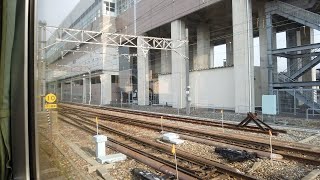 JR大糸線　姫川～糸魚川　車窓風景　キハ120　JR Ōito Line, Himekawa Station to Itoigawa Station　(2024.3)