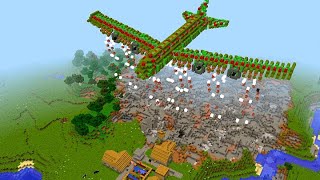 Ich habe ein Bomber gebaut in Minecraft...