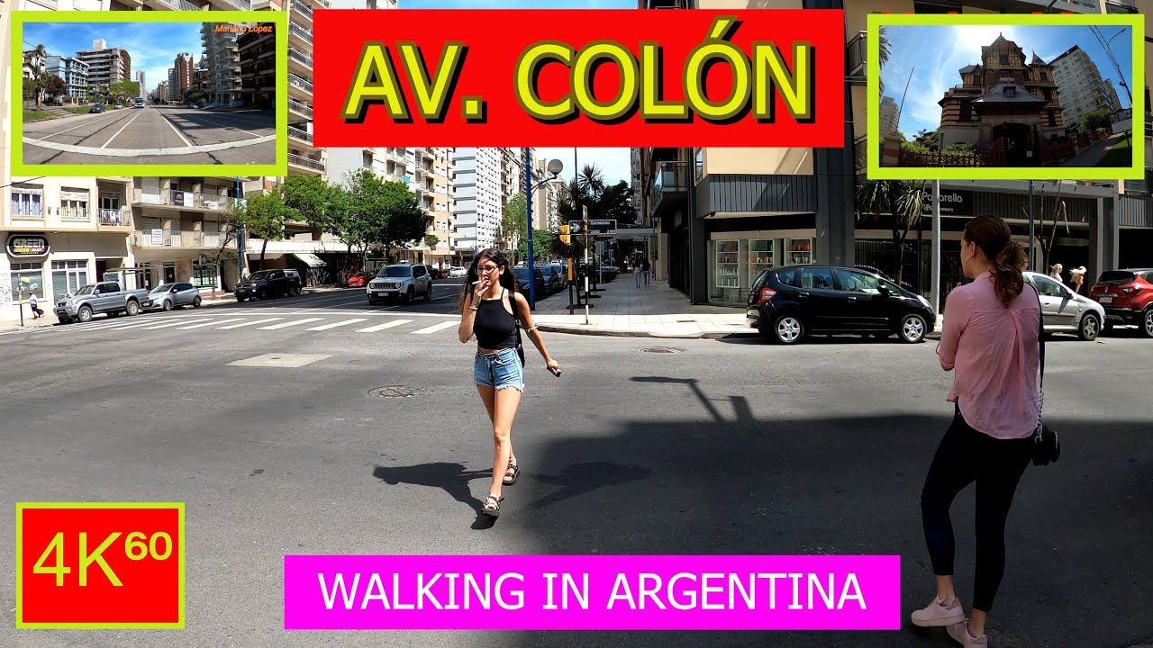 4K⁶⁰ 🚶 - 👉 Мар-дель-Плата ☀️ прогулка - Аргентина - Пешеходная экскурсия - Путешествия - Видеоблог 🌟