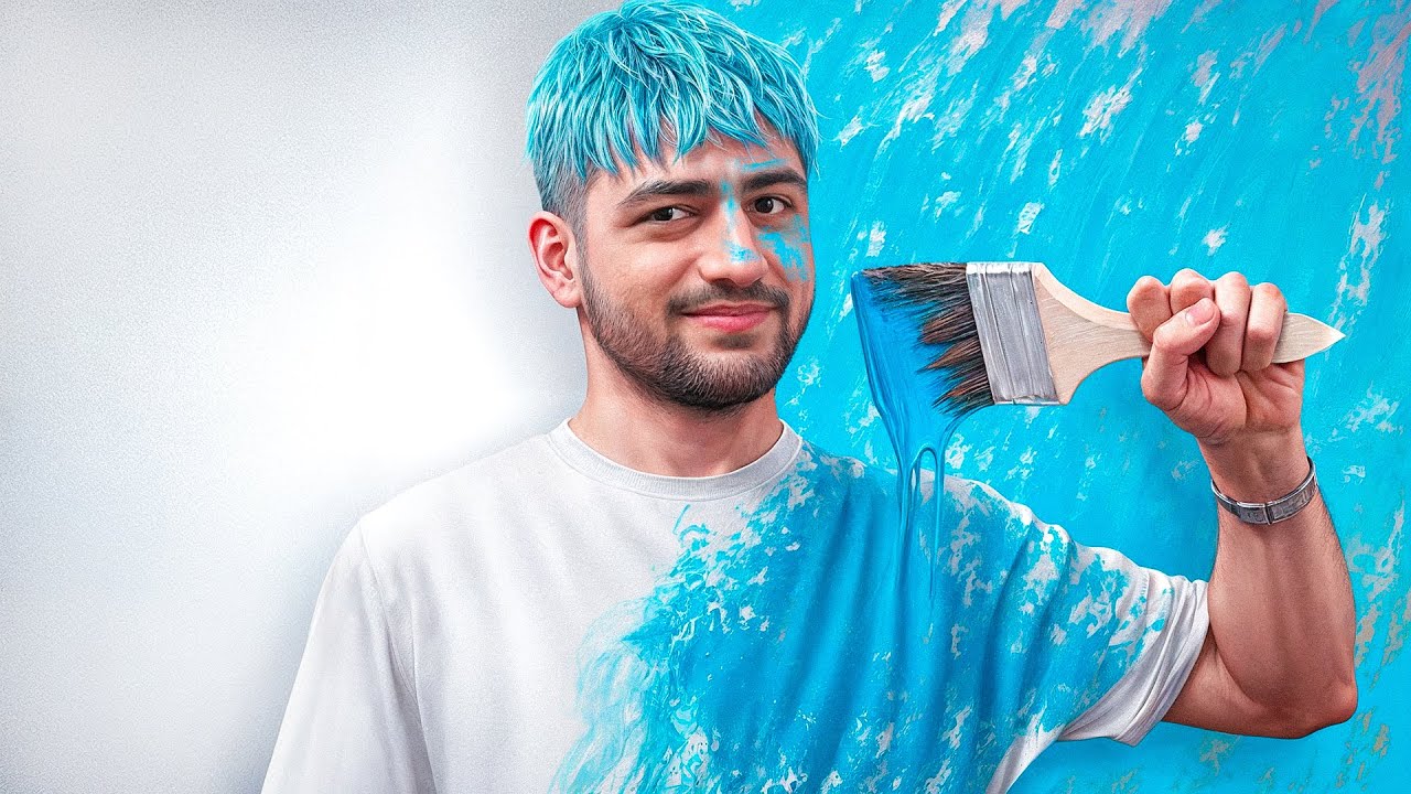 یک روز فقط با یک رنگ🔵🟩❤️