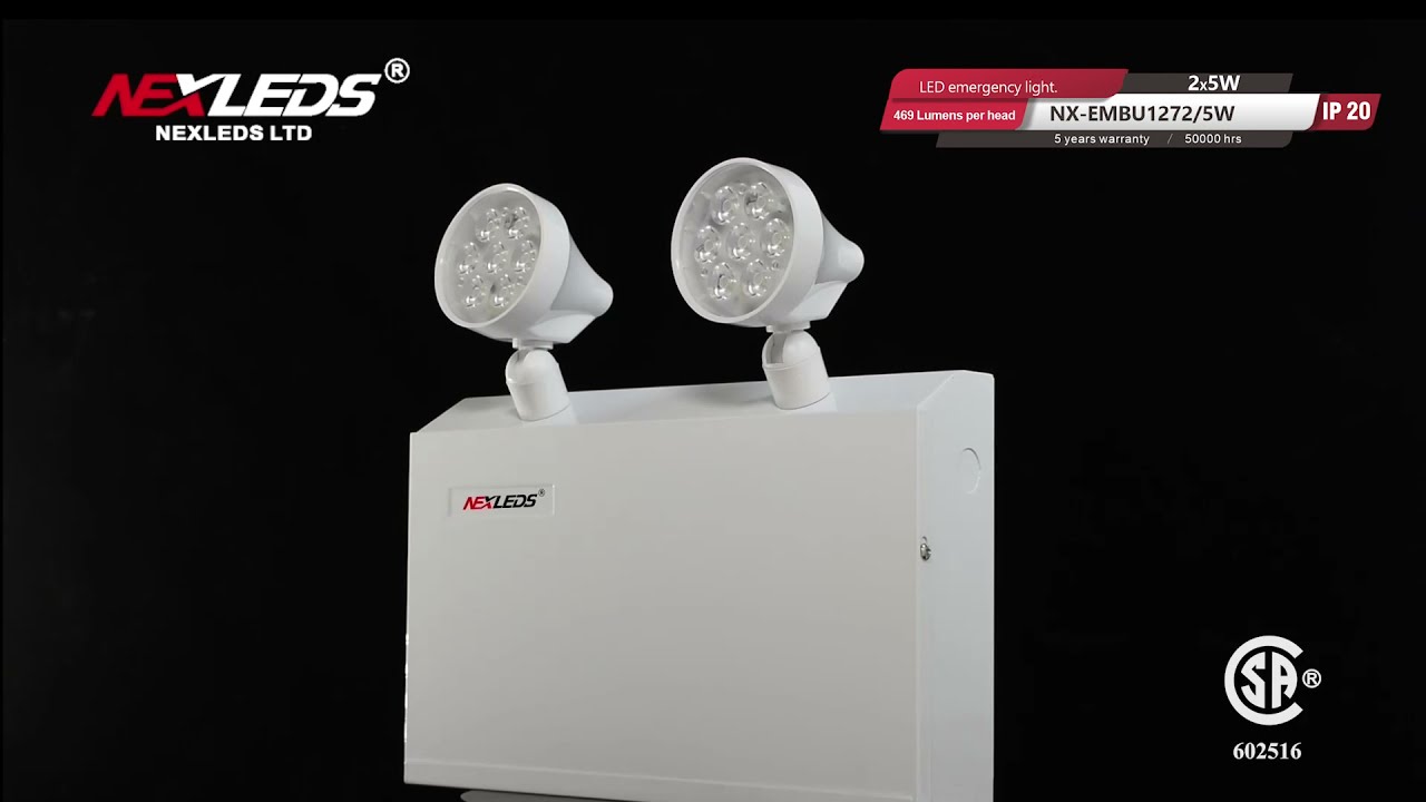 LED Emergency Battery pack with Remote heads