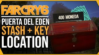 The location of the Key & Stash in Puerta Del Eden 400 Moneda - Far Cry 6 Special Operation