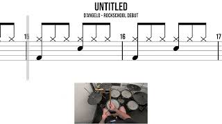 Untitled – D'Angelo – Rockschool Debut | Drum Playthrough 🥁