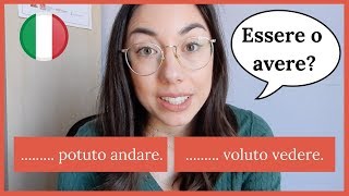 Ausiliari con verbi servili e infinito | Learn Italian with Lucrezia