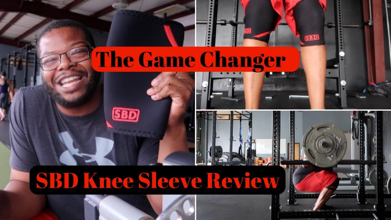 SBD Knee Sleeve Review How to put them on Squat Set PR YouTube