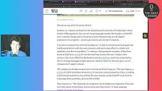 2.9.26: Why tech stocks down last week, AI for financial advice, Chatgpt ads