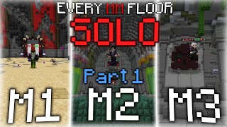 Soloing M1, M2 and M3 in Hypixel Skyblock [Soloing EVERY Master Mode Floor]