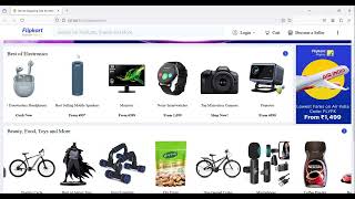 Flipkart Clone: HTML & CSS