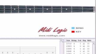 Led Zeppelin Ten Years Gone Bass Cover chords