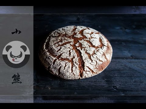 003—天然酵母100％黑麦面包（how-to-make-sourdough-100%-rye-bread-'tourte'）