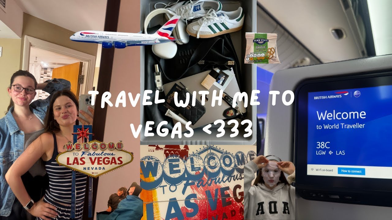 Fly With Me to Vegas // USA Roadtrip Diaries 🤠🇺🇸🌵🧚
