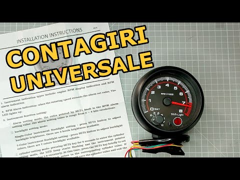 Contagiri 3 In 1 KUS 110mm - Con Indicatore Carburante E Voltmetro, Retroilluminato, 12V Per Trattori E Furgoni