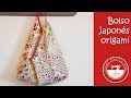 Bolso origami japonés con patrones gratis