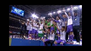 Real Madrid Lifting Trophy Free Clip 4k