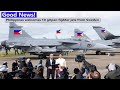 Good news  10 new philippine saab gripen39 fighter jets arrive at clark military base