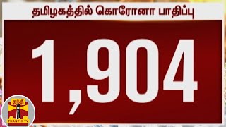 தமிழகத்தில் மேலும் 1,904 பேருக்கு கொரோனா | TN Corona Updates | Coronavirus