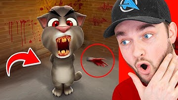 Testing the *CREEPY* TALKING TOM App for the FIRST time!
