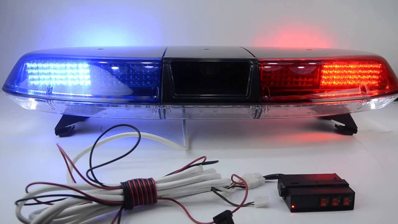 Rotating FLASH LED Police Light Bar TBD-GRT-006 | Doovi
