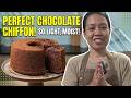 This Chocolate Chiffon Cake Is So Fluffy It Melts in Your Mouth