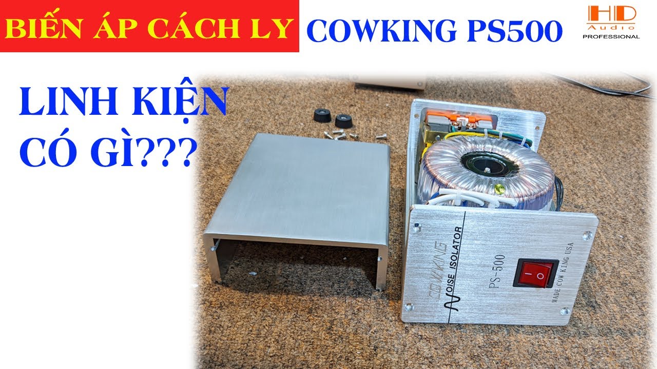 Soi Ruột Gan Biến Áp Cách Ly COWKING PS500 ( 500w)