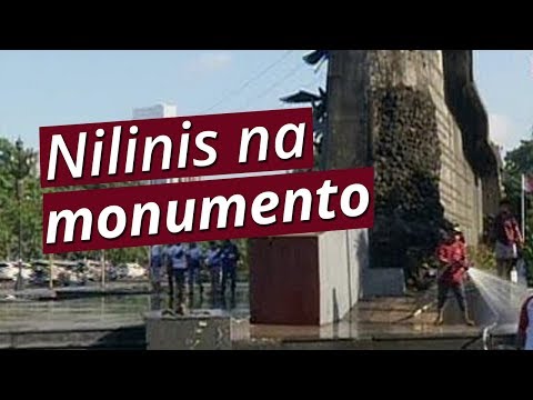 Andres Bonifacio Monument, nilinis na | SONA