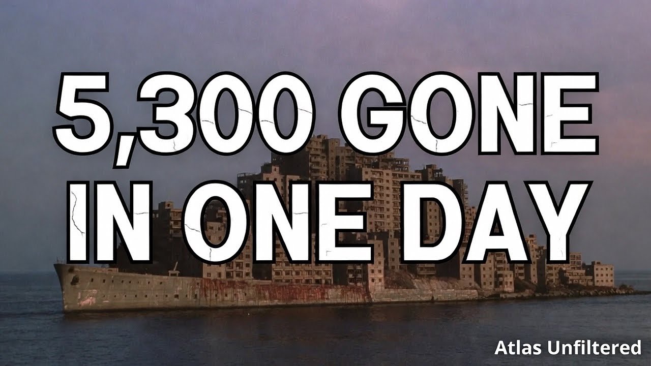 Hashima Island: 5,300 People Vanished Overnight
