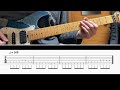 [TAB譜] long time no see(B'z) Guitar riff [ギター]