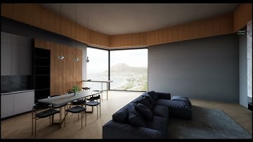 Interactive interior walkthrough. Unreal Engine 5.