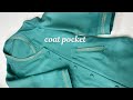 Belt/Coat Pocket Cutting and Stitching/How to Make Coat style Pocket