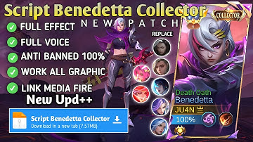 Script Benedetta Collector - Death Oath No Password | Full Effect Voice | New Patch