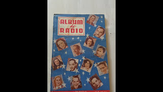 REVISTA RARA ALBUM DO RÁDIO Nº 01 DE 1950, CONTANDO A HISTÓRIA DO RADIO