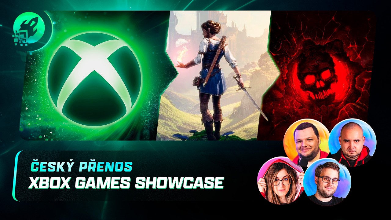 Český stream Xbox Games Showcase 2026 + PC Gaming Show 2026