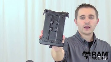 RAM Tab Tite™ Universal Spring Loaded Cradle for the iPad mini 1 3 without case, skin or sleeve