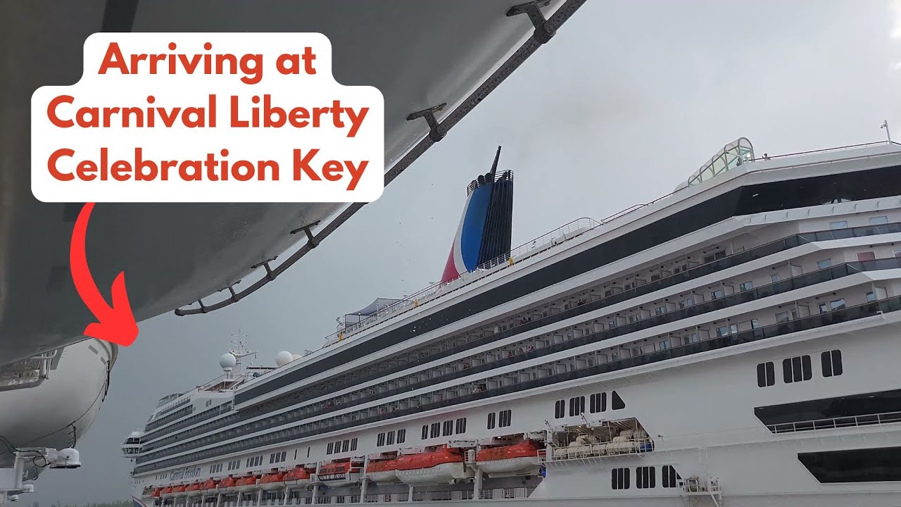 🌴 My Crazy Day before & after Celebration Key on Carnival Liberty! | Cruise Vlog Adventure 🚢