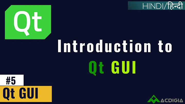 Qt GUI | Introduction to Qt GUI | (Qt C++ Tutorial #5)