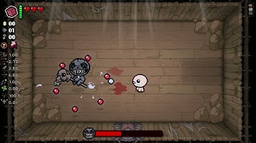 MINIMAL ITEMS; Blue Champion Famine Boss Fight | The Binding of Isaac Repentance+