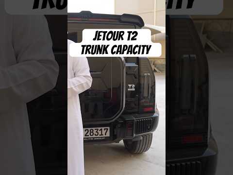 Jetour T2 Trunk Capacity Jetour T2 Traveller 2025 جيتور T2 Jetourt2 جيتورt2 Jetour جيتور 