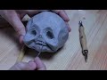 How to Sculpting a small skull with Clay