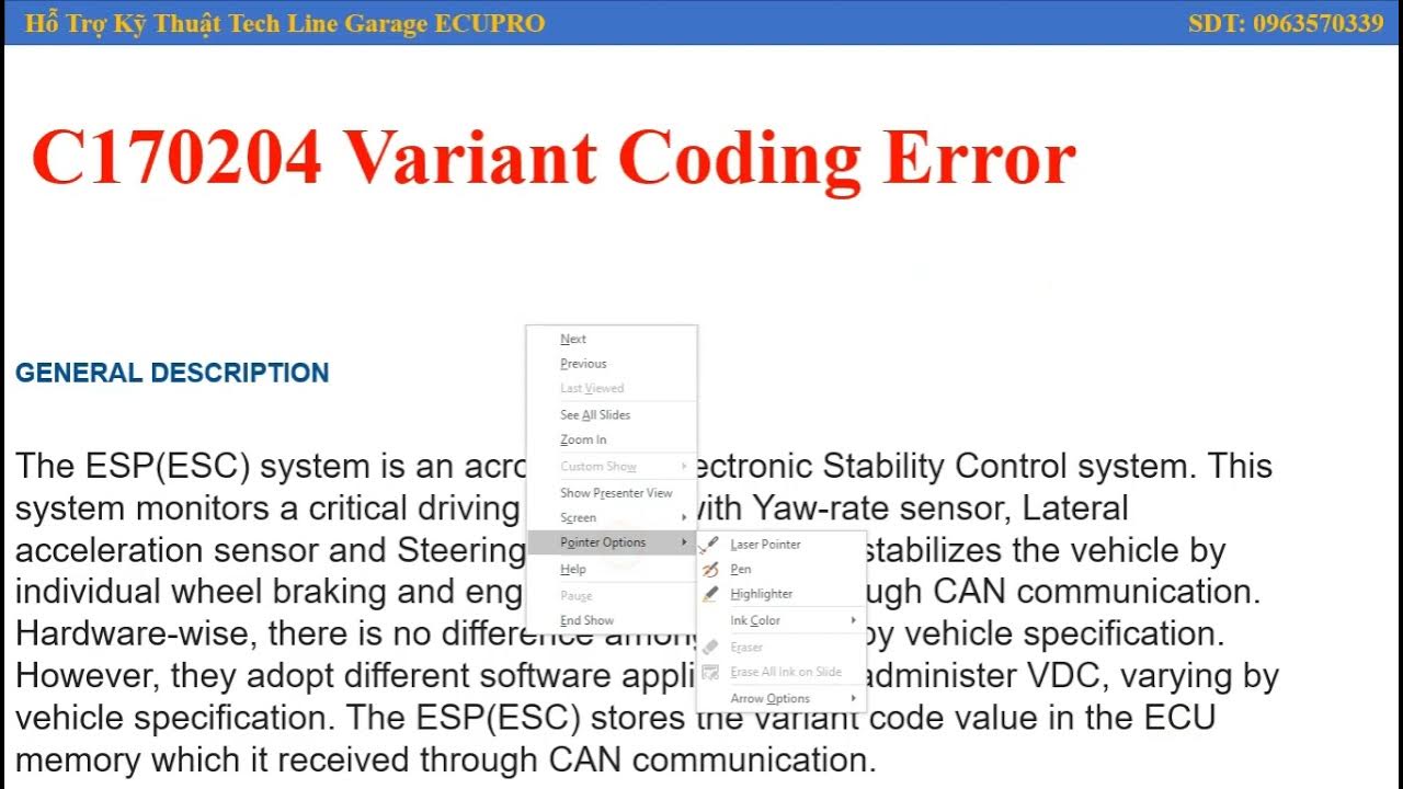 Mã lỗi P170204 Variant Coding Error trên Hyundai, Kia: nguyên nhân và ...