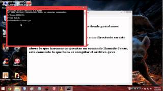Tutorial ejecutar extencion .java en CMD