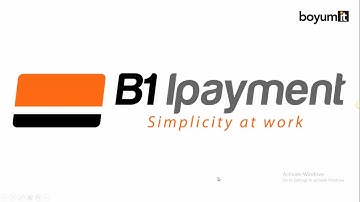 SAP Business One - B1 iPayments (Credit Card Payments) Introduction