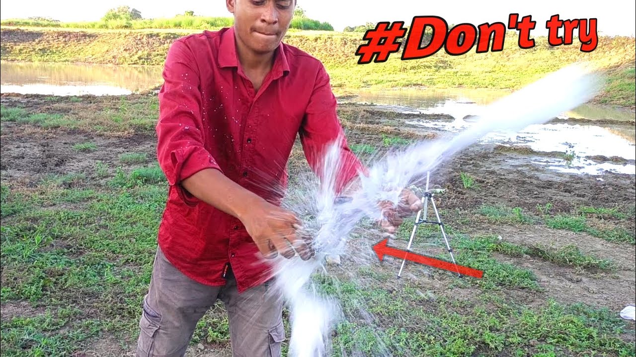 Science Experiment - Calcium Carbide Vs Bottal 